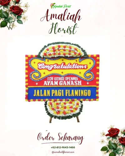 Bunga Papan Congratulation di Medari